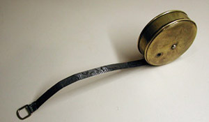 Chesterman's cattle gauge as a tape measure