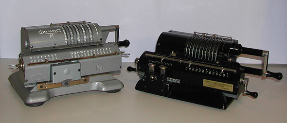 Felix M and Original Odhner calculators