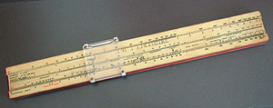 Hydrological slide rule