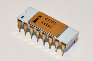 Intel 3101 chip: the first SRAM