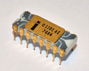 Intel 1101: the first MOS memory chip