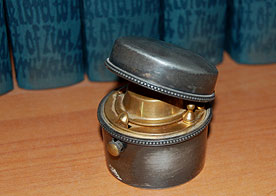 A traveler's inkwell