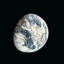 Apollo 8 photo of the Earth