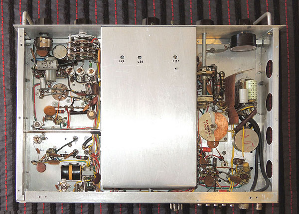 Homebrew SSB transmitter - bottom view