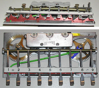 Adix calculator mechanism parts