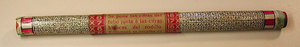 El Calculador - back side