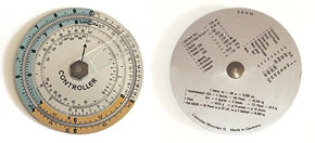 Model 75 Controller slide rule