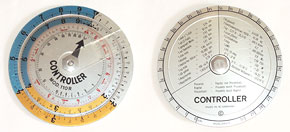 Model 110 Controller slide rule