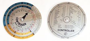 Model 200 Controller slide rule
