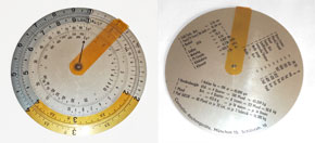 300 mm Controller slide rule prototype