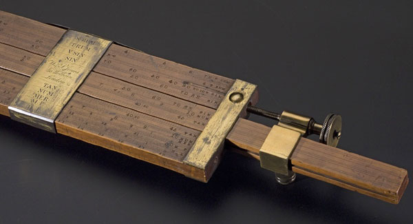 Cursor of Robertson slide rule, late 18th century