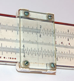 Cursor of K&E 4053-3 slide rule