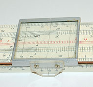Cursor of a slide rule by Faber Castell