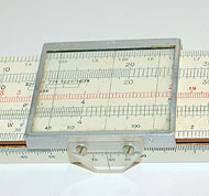 Cursor of a slide rule by Faber Castell