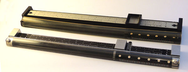 Gerber Variable scale (front) and Proportional Rule