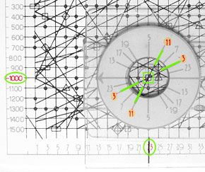 Badalamenti's factorization slide rule - example