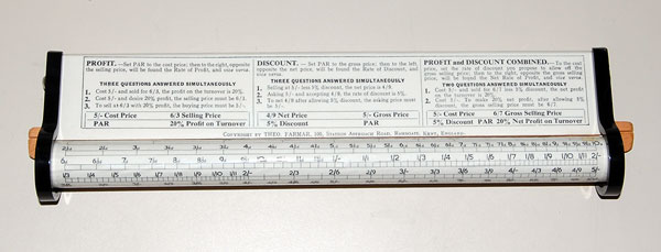 Farmar's profit-calculating rule - back