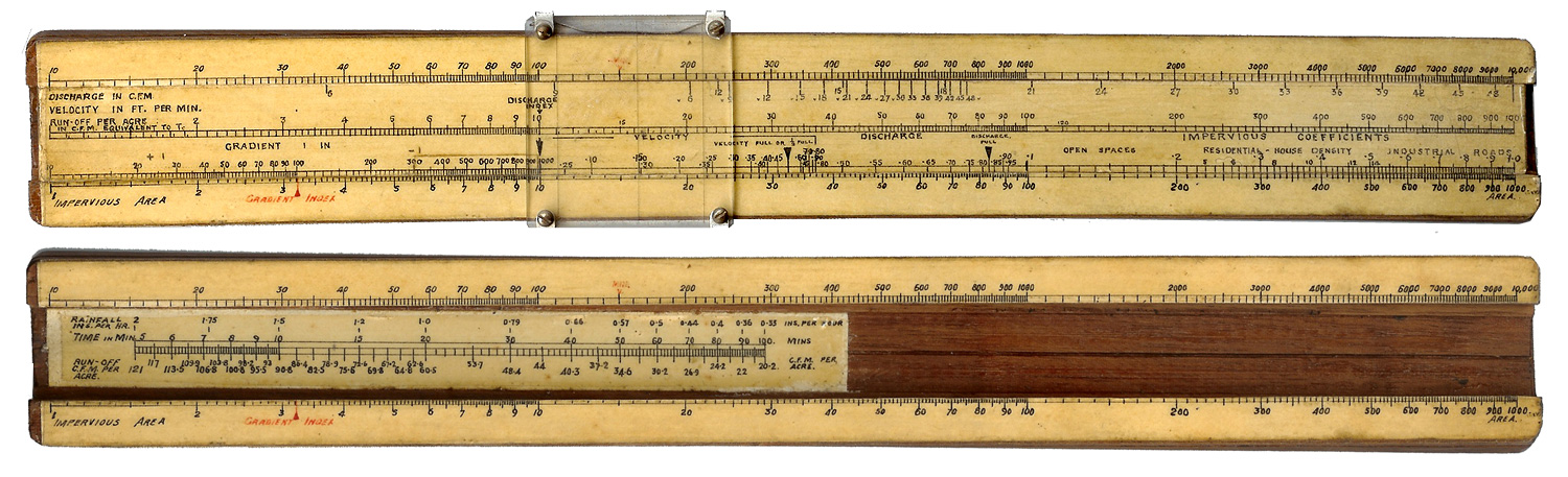 for a hobbyist to construct a slide rule at home; but those would be made o...