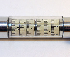 Pose-Marre slide rule mechanism