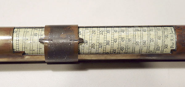 The Prof. R.H. Smith calculator - close up