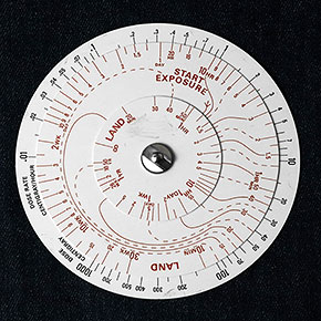 Radiac radiation slide rule - Land calculation