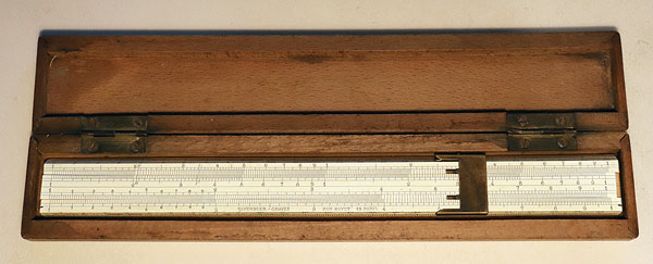 Tavernier-Gravet Mannheim slide rule