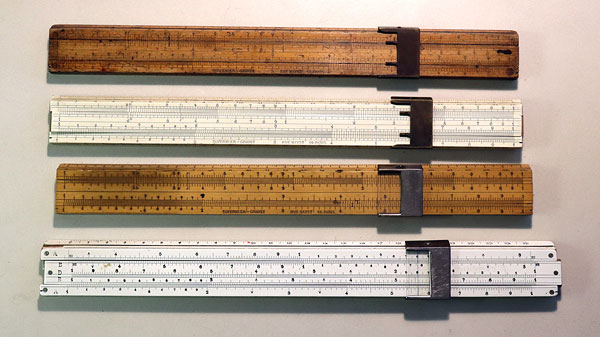 Tavernier-Gravet slide rules (front)