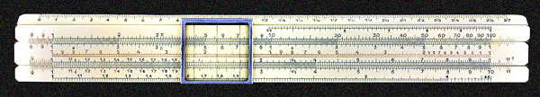 Tavernier-Gravet slide rule