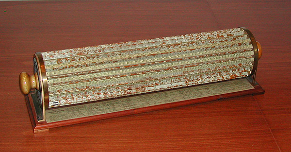 Thacher's cylindrical slide rule