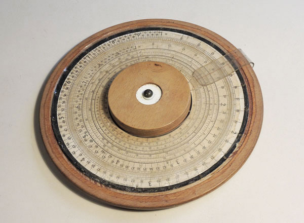 Jacob Zedak's circular slide rule