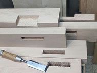 Roubo workbench construction detail