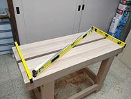 Roubo workbench construction detail